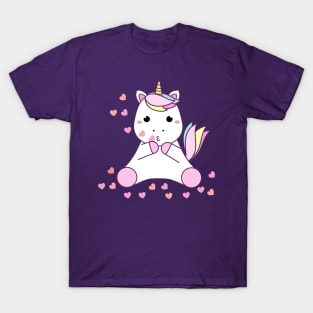 Baby unicorn and kisses T-Shirt